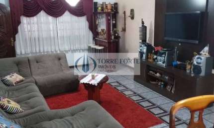Lindo sobrado 4 dormitórios, 1 suíte, 2 vagas em Santo André