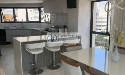 Lindo apartamento de 3 dormitórios, varanda gourmet e 3 vagas na Mooca