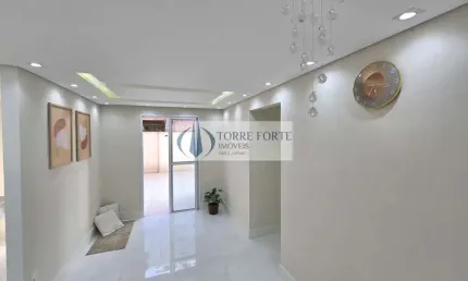 Lindo apartamento com 2 dormitorios 1 vaga coberta fixa na vila carmosina