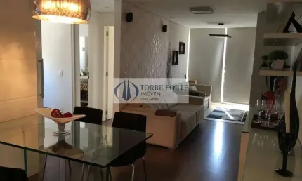 Apartamento mobiliado 2 dormitórios, suíte, 2 banheiros 1 vaga congonhas