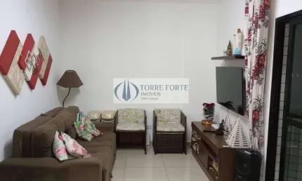 Apartamento com 2 dormitorios 1 vaga , varanda na tupi praia grande.