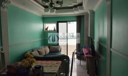 Apartamento com 2 dormitorios 1 suite 1 vaga ,varanda na ocian praia grande
