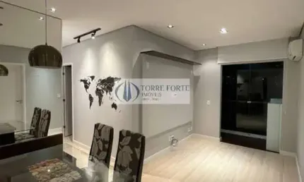 Lindo apartamento 2 dormitórios, suíte e 1 vaga com vista para alphaville