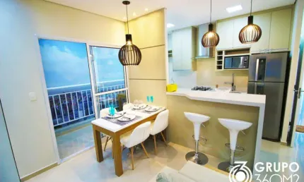 Apartamento para Venda em Santo André, Vila Metalúrgica, 2 dormitórios, 1 suíte, 2 banheiros, 1 vaga
