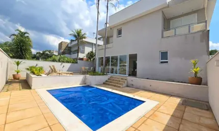 Casa em Condomínio para Locação em Campinas, Alphaville Dom Pedro, 4 dormitórios, 3 suítes, 6 banheiros