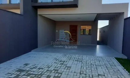 Geminado sobrado bairro planejado Ecovalle Araquari