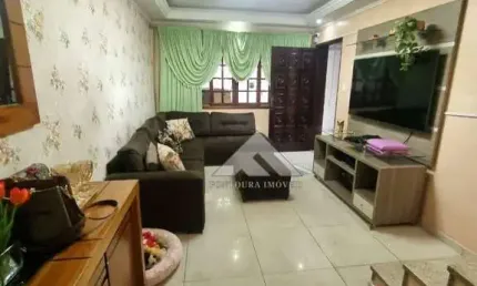 Sobrado com 3 dormitórios à venda, 204 m² por r$ 850.000,00 - piraporinha - diadema/sp