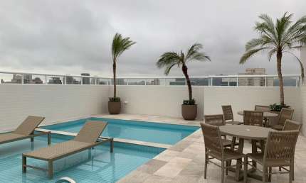 Apartamento com 2 quartos para alugar no Boqueirão, Santos 