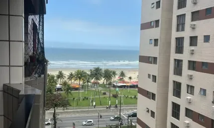 Itararé – 01 dorm – vista mar – elevador – condominio barato