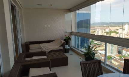 Apartamento com 1 quarto para alugar no Aparecida, Santos 