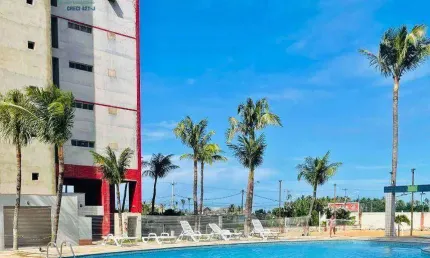 Apartamento, vista mar, andar alto, com lazer, com 2 dormitórios à venda, 75 m² por R$ 420.000 - Praia do Futuro II - Fortaleza/CE