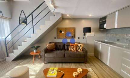 Loft com 1 dormitório para alugar, 57 m² por R$ 3.600/mês - Alto da Glória - Curitiba/PR