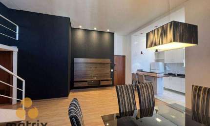 Excelente Loft Duplex Mobiliado com 2 dormitórios, 117 m² - venda por R$ 950.000 ou aluguel por R$ 4.200/mês - Bigorrilho - Curitiba/PR