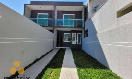 Sobrado com Excelente Acabamento à venda, 77 m² por R$ 380.000 - Cidade Industrial - Curitiba/PR!