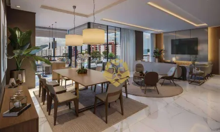 Apartamento impecável com 3 dormitórios à venda, 200 m² por r$ 2.985.746 - alto da glória - curitiba/pr