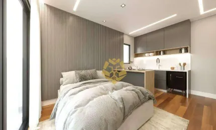 Studio com 1 dormitório à venda, 24 m² por R$ 283.000,00 - Cabral - Curitiba/PR