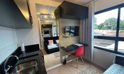 Studio com 1 dormitório para alugar, 10 m² por R$ 1.800/mês - Mossunguê - Curitiba/PR
