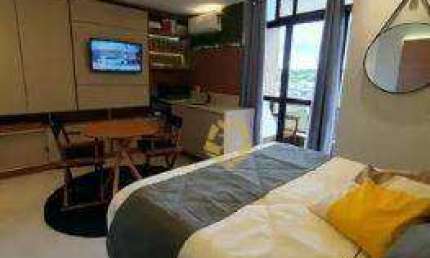 Apartamento com 1 dormitório para alugar, 18 m² por R$ 3.500/mês - Alto da Rua XV - Curitiba/PR