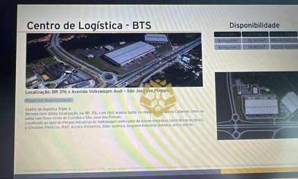 BTS- Barracões com projeto em desenvolvimento em excelente localização!