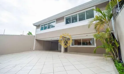 Casa com 4 dormitórios, 392 m² - venda por r$ 1.900.000,00 ou aluguel por r$ 9.500,02/mês - são lourenço - curitiba/pr