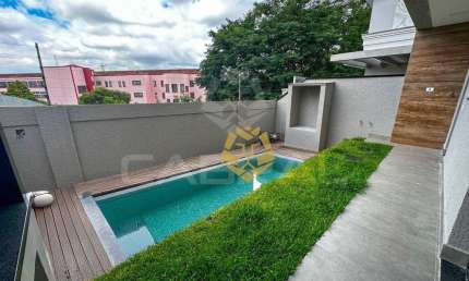 Belíssima Casa com 3 dormitórios à venda, 220 m² por R$ 1.790.000 - Bacacheri - Curitiba/PR
