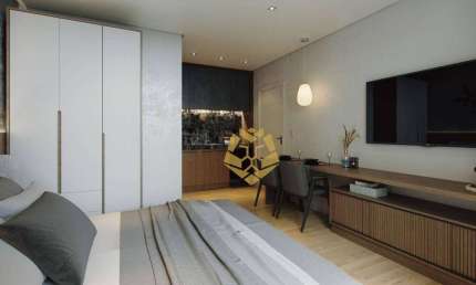 Studio com 1 dormitório à venda, 23 m² por R$ 270.036,00 - Cristo Rei - Curitiba/PR