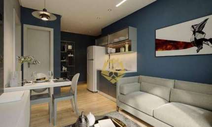 Studio com 1 dormitório à venda, 31 m² por R$ 395.940,00 - Cristo Rei - Curitiba/PR