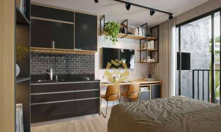 Studio com 1 dormitório à venda, 23 m² por R$ 276.380,16 - Cristo Rei - Curitiba/PR
