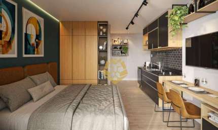 Studio com 1 dormitório à venda, 22 m² por R$ 300.580,00 - Cristo Rei - Curitiba/PR