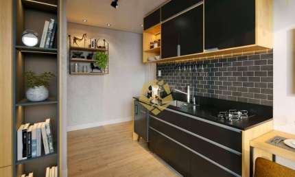 Studio com 1 dormitório à venda, 23 m² por R$ 284.928,00 - Cristo Rei - Curitiba/PR