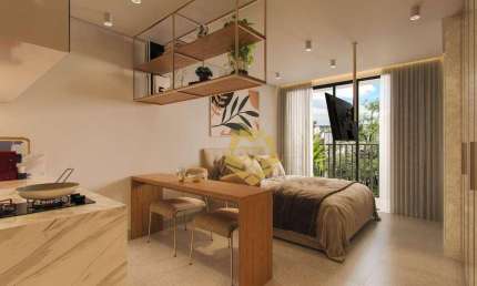 Studio com 1 dormitório à venda, 25 m² por R$ 360.740,00 - Alto da Rua XV - Curitiba/PR