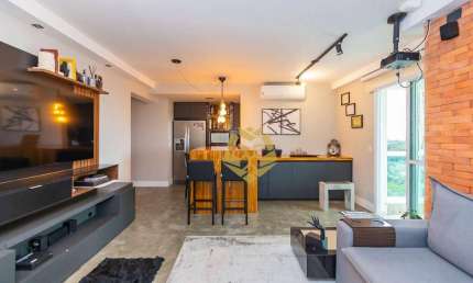 Apartamento com 1 dormitório, 60 m² - venda por R$ 715.000,00 ou aluguel por R$ 4.665,00/mês - Ecoville - Curitiba/PR