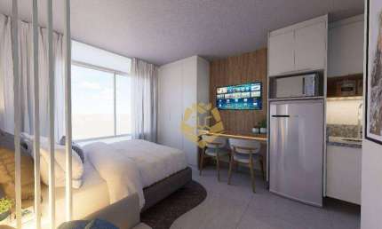 Studio com 1 dormitório para alugar, 30 m² por R$ 2.790,00/mês - Centro - Curitiba/PR
