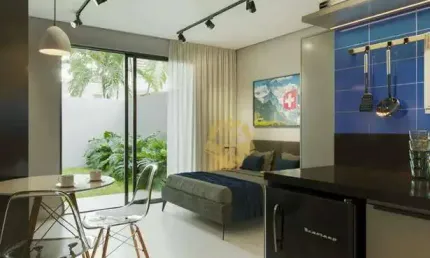 Studio com 1 dormitório à venda, 23 m² por r$ 278.985 - alto da rua xv - curitiba/pr