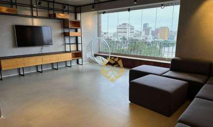 Apartamento Semi - Mobiliado com 4 dormitórios para alugar, 177 m² por R$ 7.900/mês - Centro Cívico - Curitiba/PR!