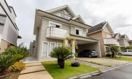 Casa em condomínio fechado em Santa Felicidade, com 4 dormitórios, 236 m² - venda por R$ 2.250.000 ou aluguel por R$ 11.250/mês.