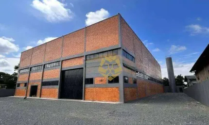Barracão para alugar, 1500 m² por r$ 38.000/mês - cidade industrial - curitiba/pr