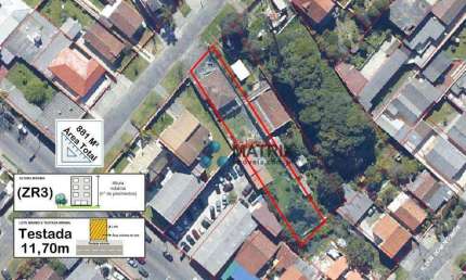 Terreno à venda, 881 m² por R$ 1.000.000,00 - Boa Vista - Curitiba/PR