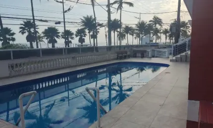 Belo apartamento com Piscina/ Aceita Permuta por imóvel de 1Dorm