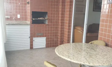 3 dormitórios guilhermina varanda gourmet churrasqueira a carvão 2 vagas demarcadas!!