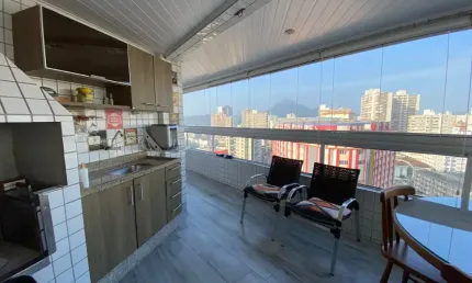 Maravilhoso ap guilhermina 130m2 com 2 vagas de garagem lazer completo.