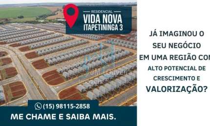 TERRENOS COMERCIAIS A VENDA VIDA NOVA ITAPETININGA 3-  PACAEMBU ITAPETININGA - SP