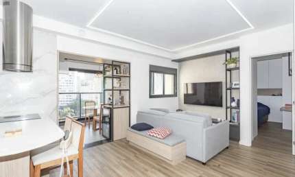 Apartamento com 1 quarto à venda na Rua Professor Doutor José Marques da Cruz, 148, Brooklin, São Paulo por R$ 1.060.000