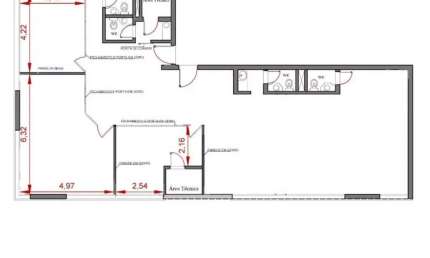 Sala comercial com 4 salas para alugar na Alameda Vicente Pinzon, 144, Vila Olímpia, São Paulo por R$ 13.800