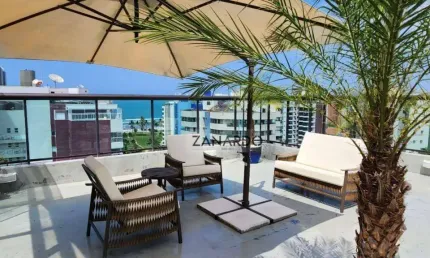 Cobertura vista mar para venda em Riviera de São Lourenço