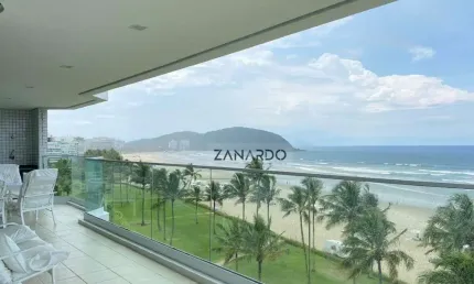 Apartamento pé na areia 5 dormitórios, 281 m² - venda por r$ 9.200.000,40 ou aluguel por r$ 28.000,40/mês - riviera de são lourenço - bertioga/sp