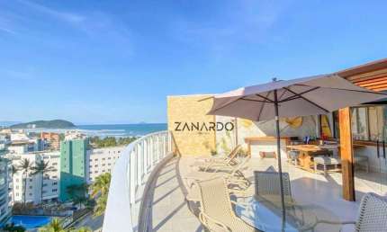 Cobertura vista mar e pé na grama com 2 quartos, 188 m² - venda por R$ 4.000.000 ou aluguel por R$ 15.000/mês - Riviera de São Lourenço - Bertioga/SP