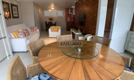 Apartamento 4 dormitórios sendo 3 suítes 132 m² - venda por r$ 3.600.000 ou aluguel por r$ 14.000/mês - riviera de são lourenço - bertioga/sp