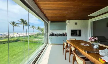 Apartamento pé na areia à venda e locação em Riviera de São Lourenço