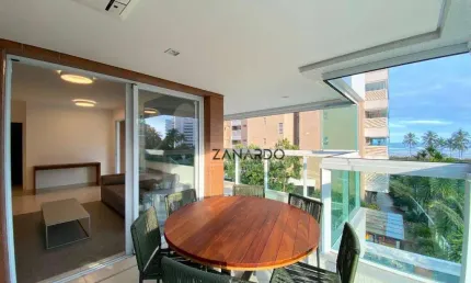 Apartamento vista mar e pé na grama para locação em Riviera de São Lourenço